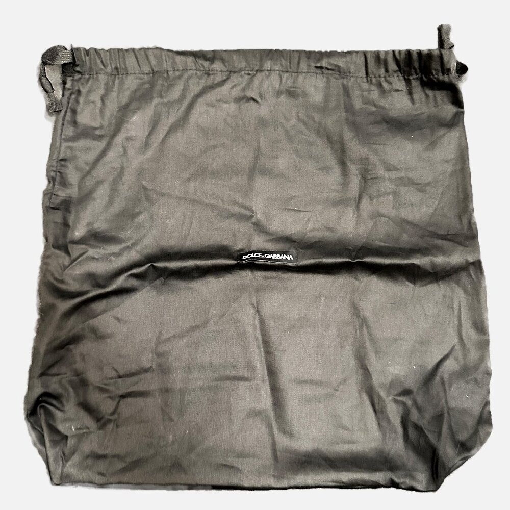 DOLCE & GABBANA BLACK DUSTBAG 17.25 x 16"